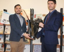 Скульптура из зоны СВО попала в коллекцию Тульского музея оружия 