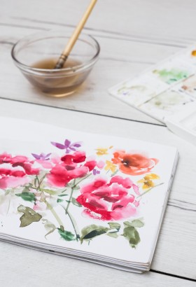 Серия мастер-классов по акварели